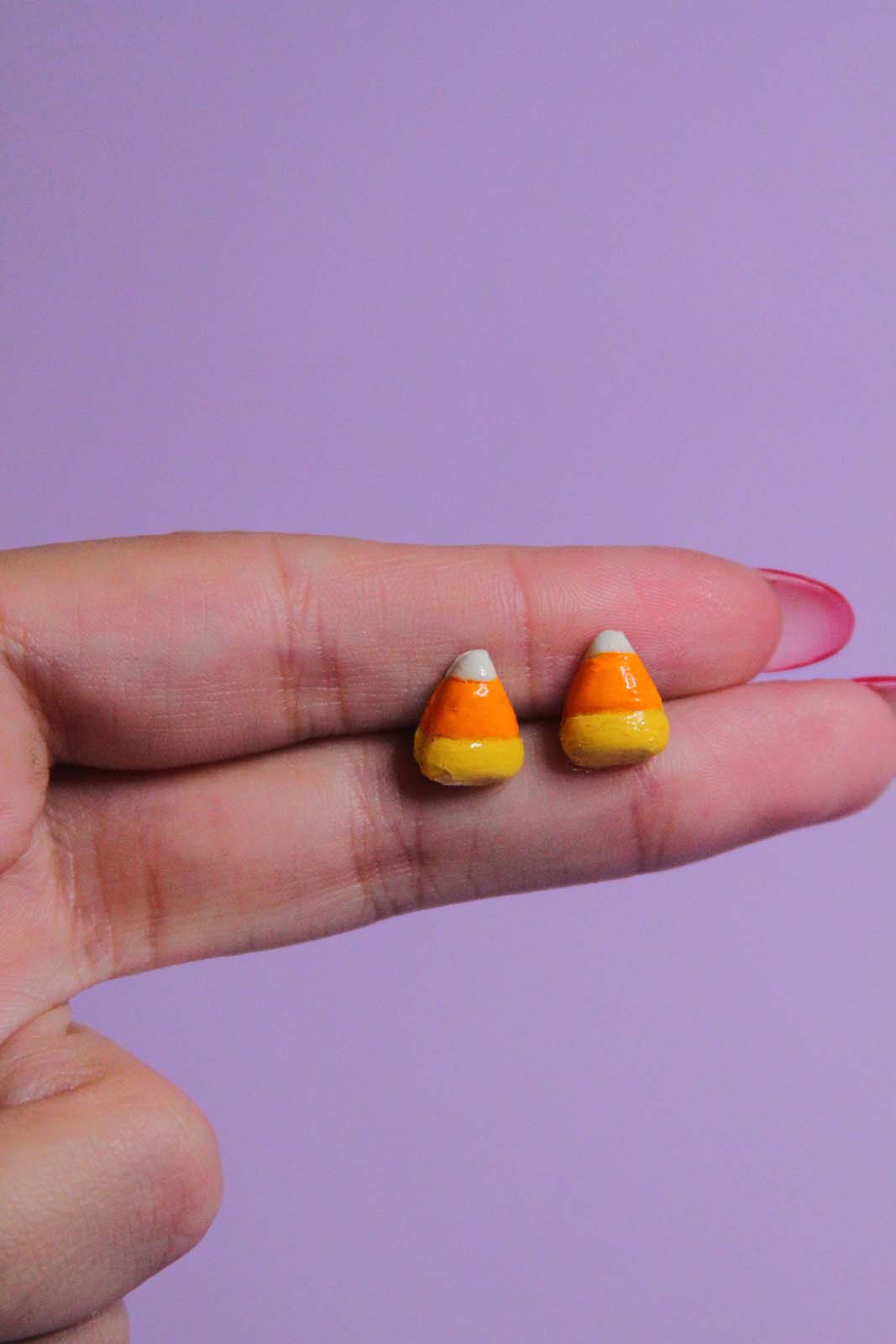 Candy Corn Earrings 