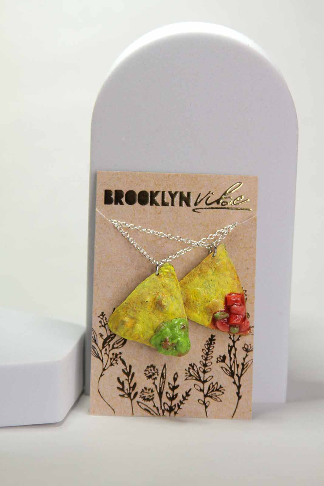Guac & Salsa Chips Friendship Necklace Set 