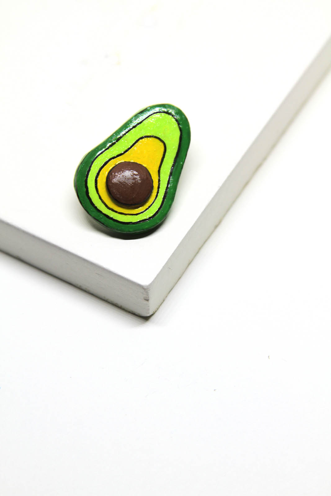 Avocado Enamel Pin