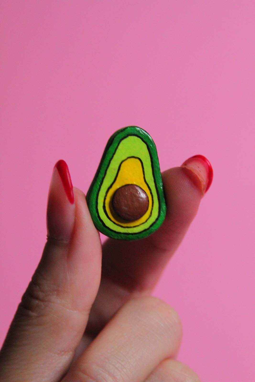 Avocado Enamel Pin
