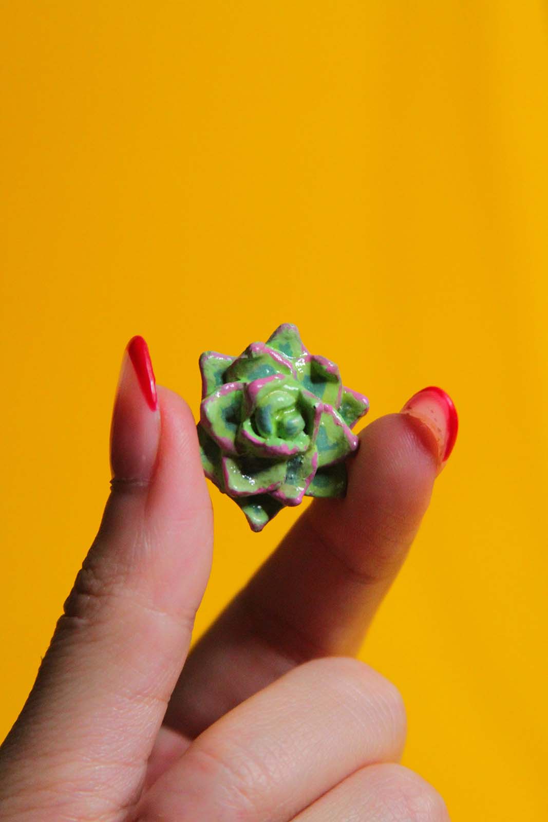 Succulent Enamel Pin
