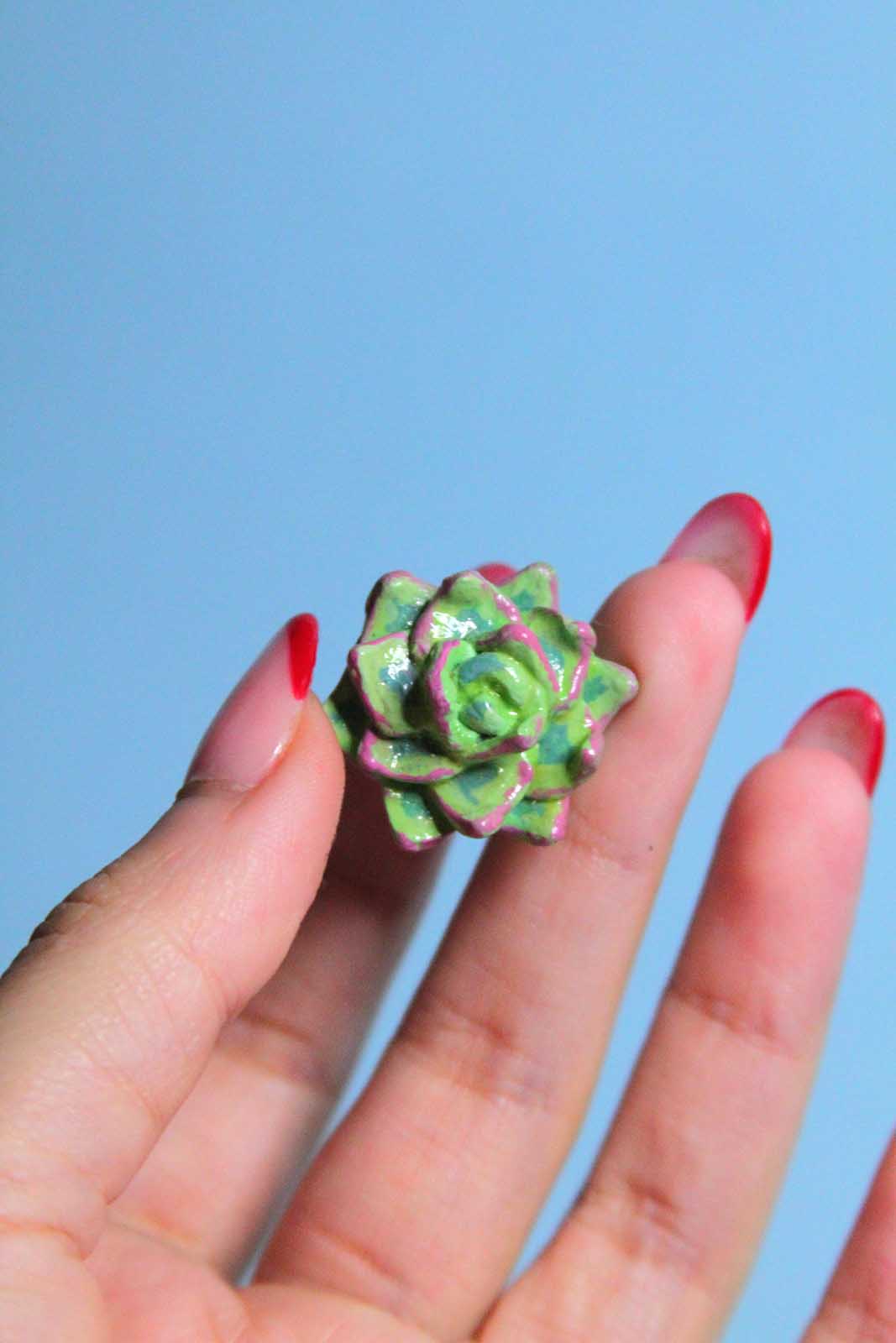 Succulent Enamel Pin