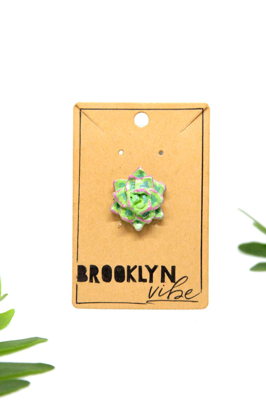 Succulent Enamel Pin