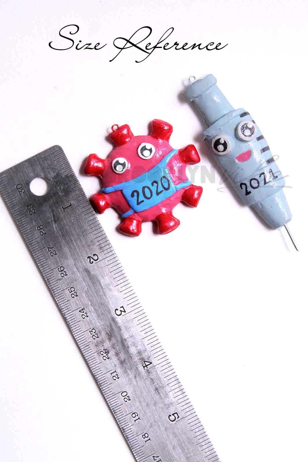 Pandemic Covid Ornament Set