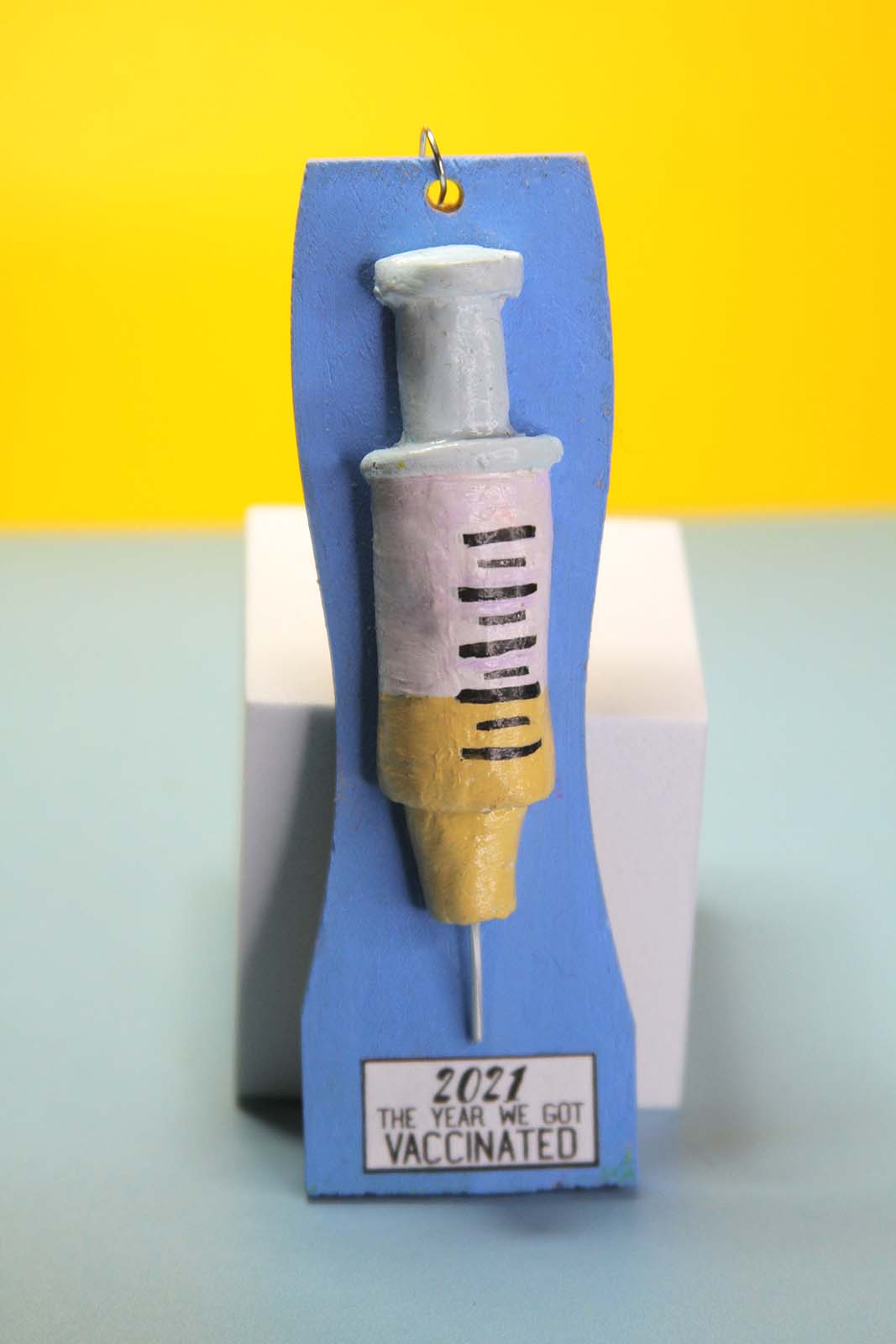 COVID Vaccine Ornament - Science Saves the Christmas Season