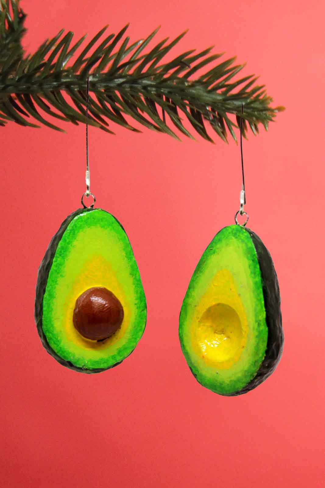 Avocado Ornament Set