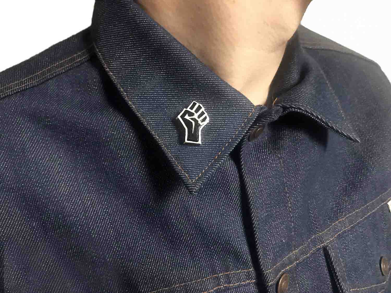 Resist Fist Pin - Fight the Power