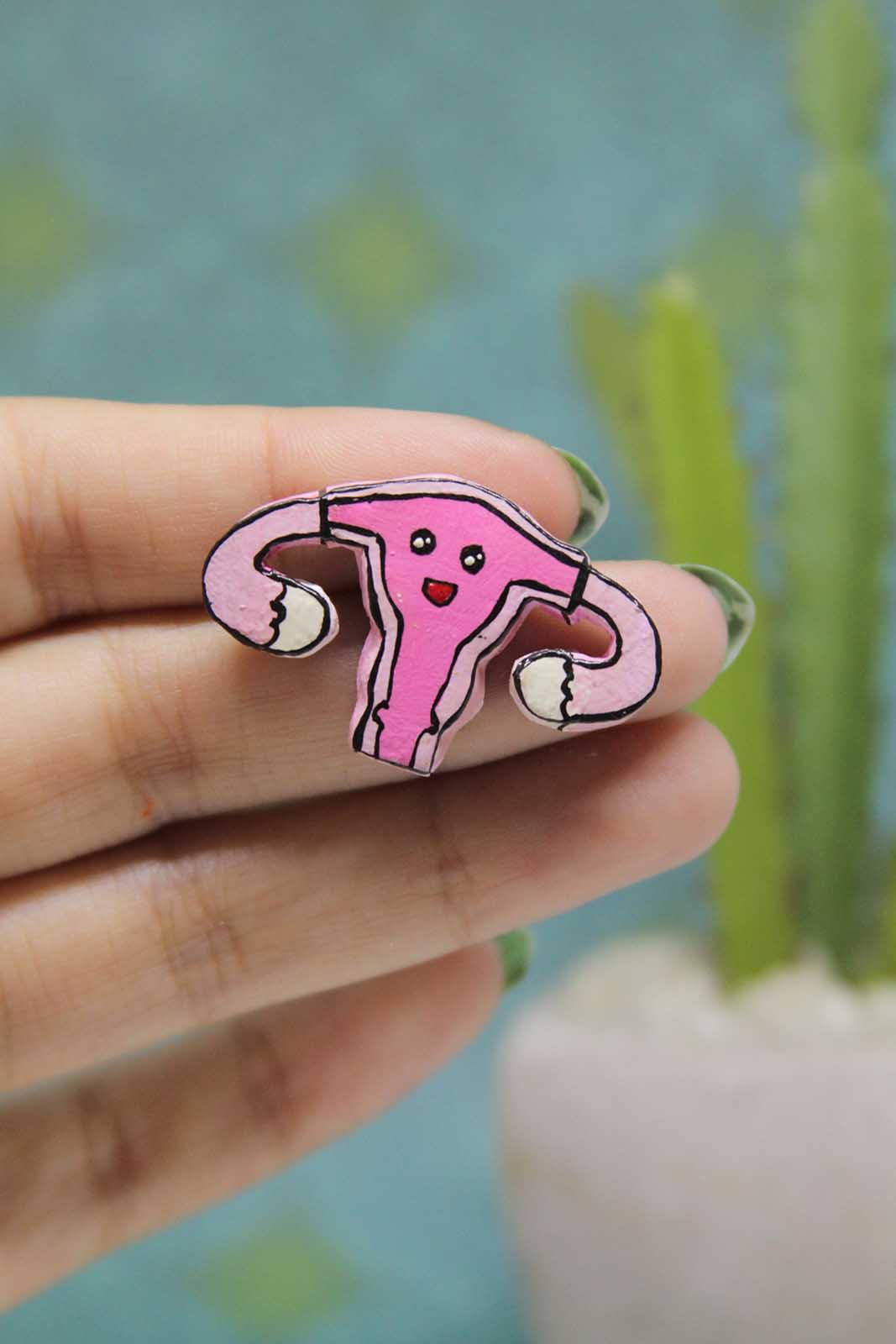 Uterus Pin - Funny Feminist Pro Choice
