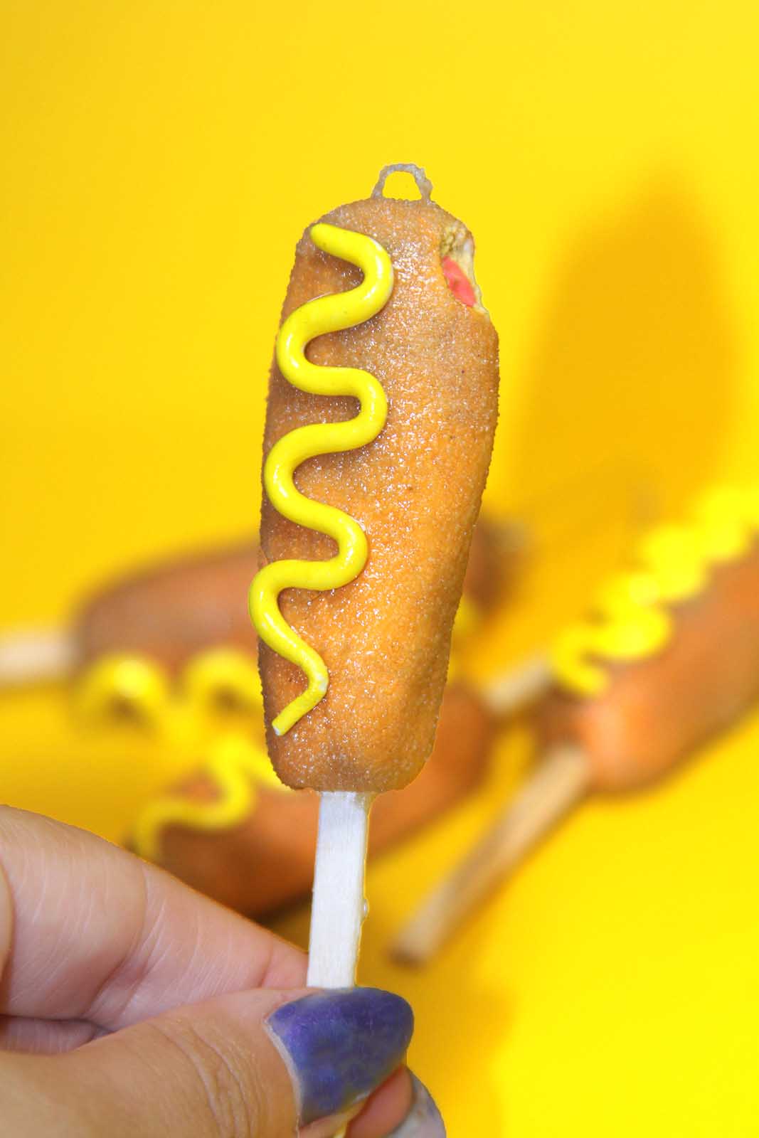 Corn Dog Christmas Ornament