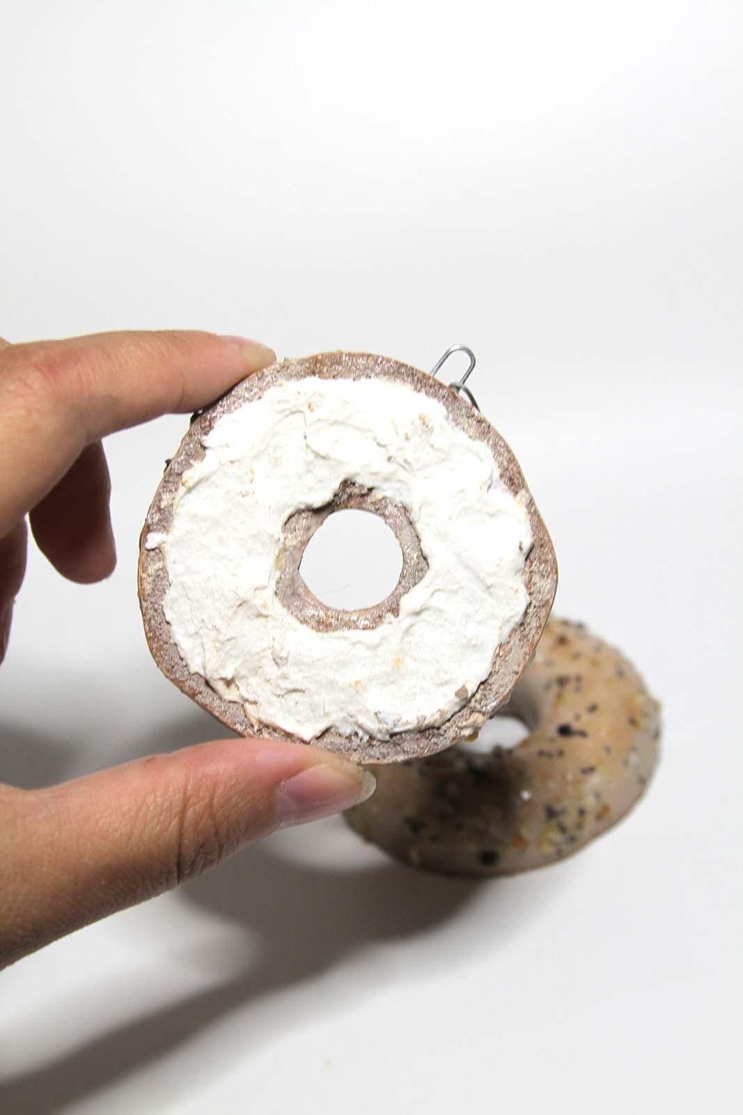 Bagel Christmas Ornament 