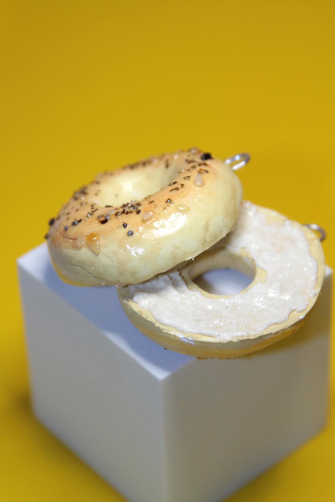 Bagel Christmas Ornament 