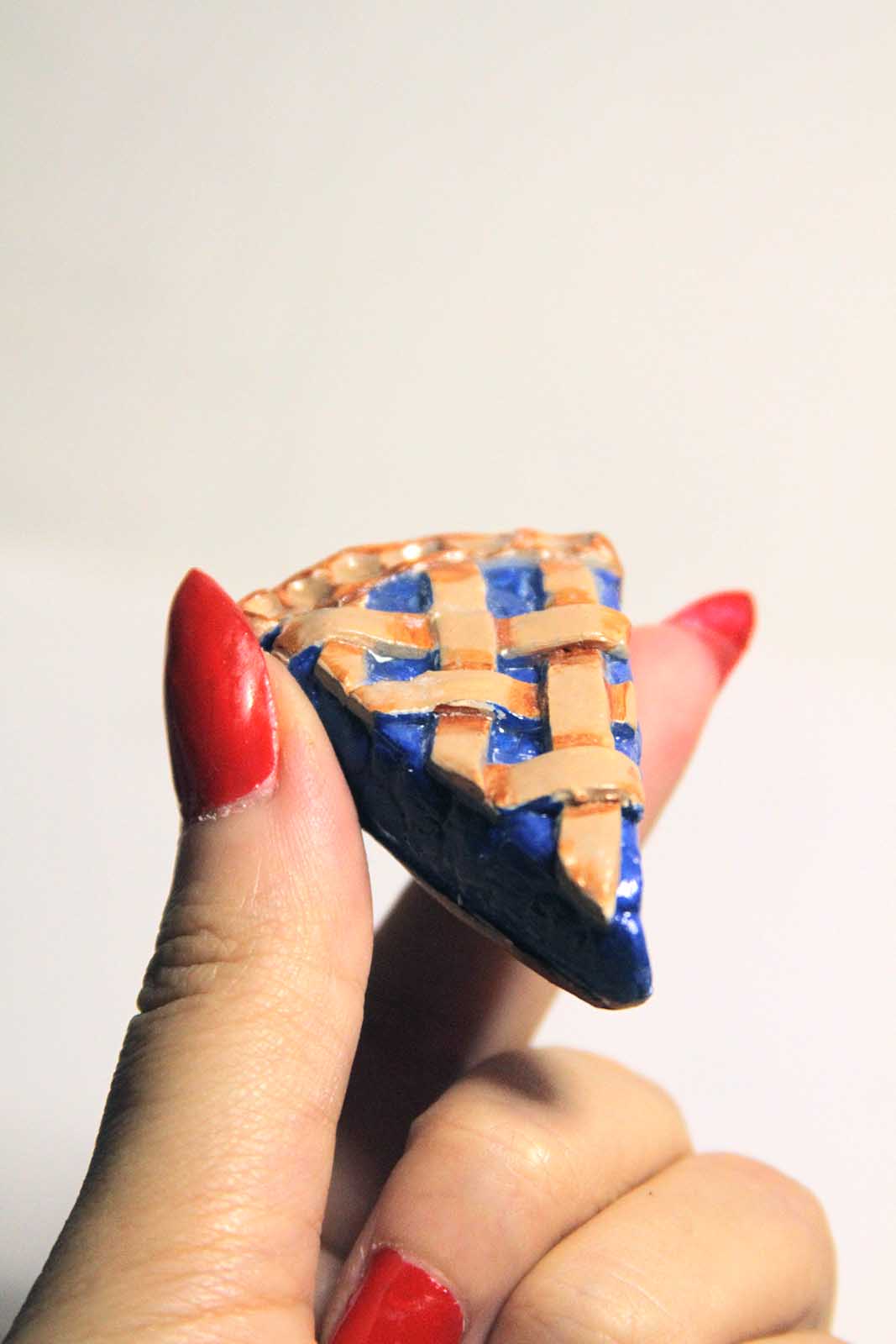 Blueberry Pie Ornament 