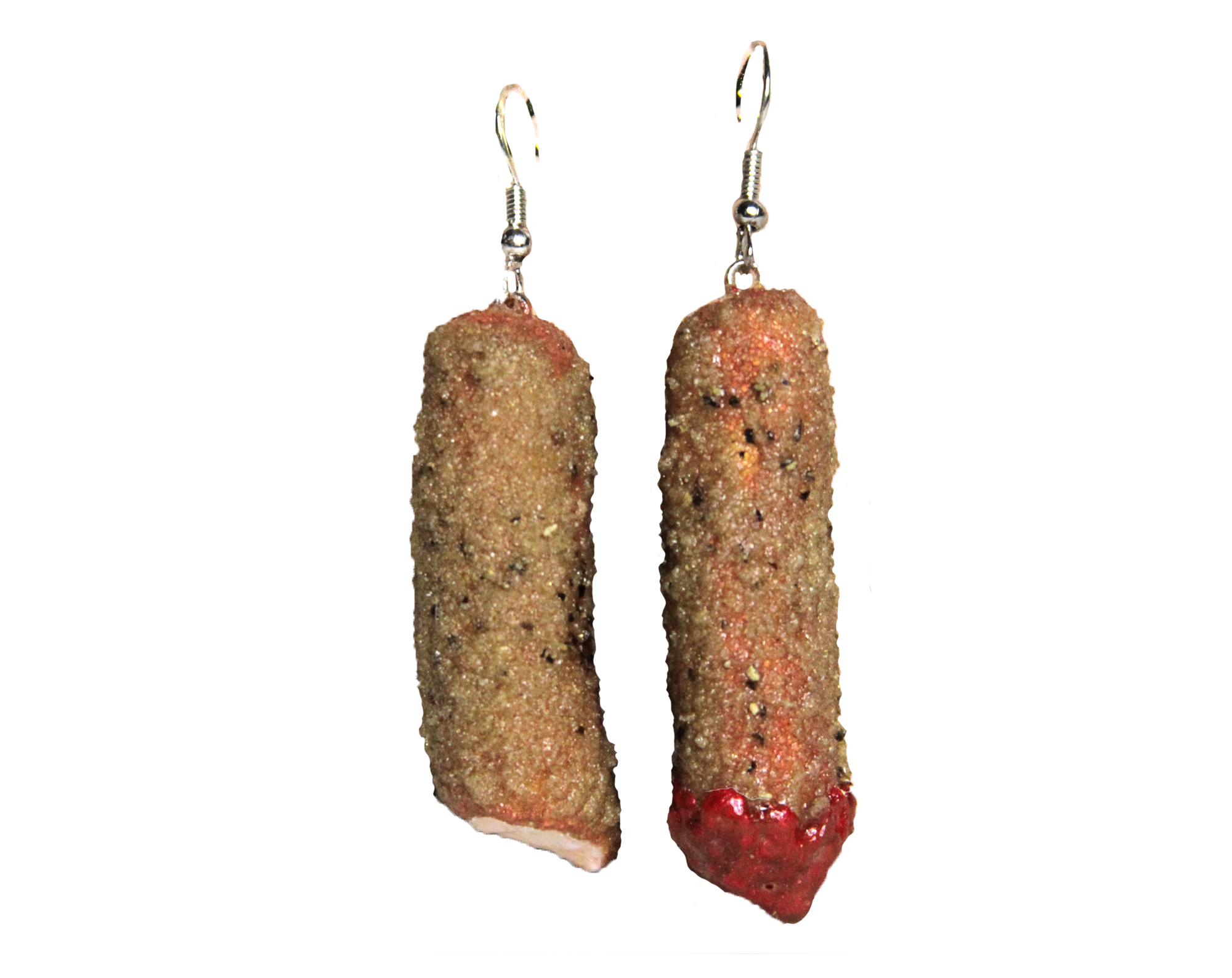 Mozzarella Stick Earrings 