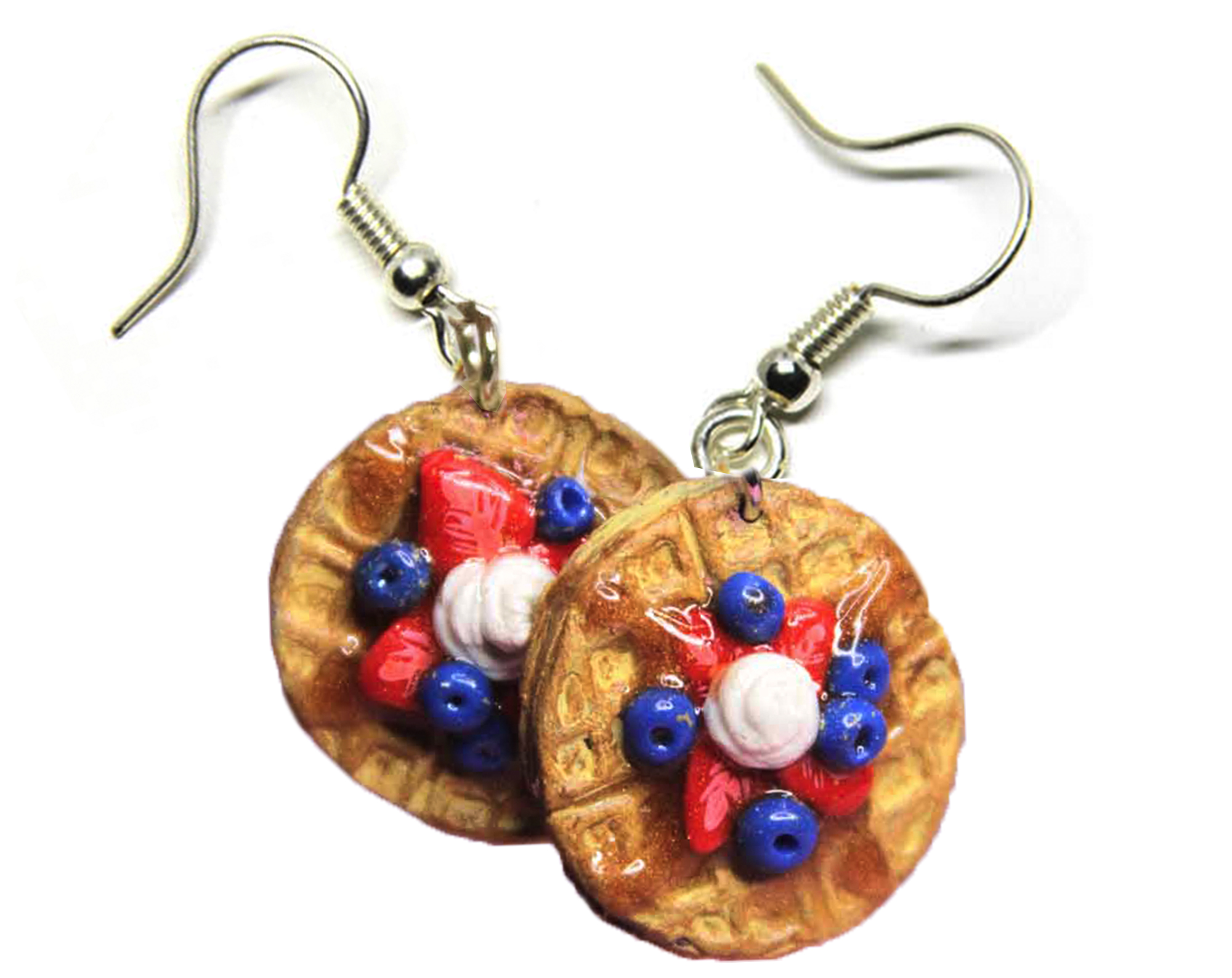 Waffle Earrings
