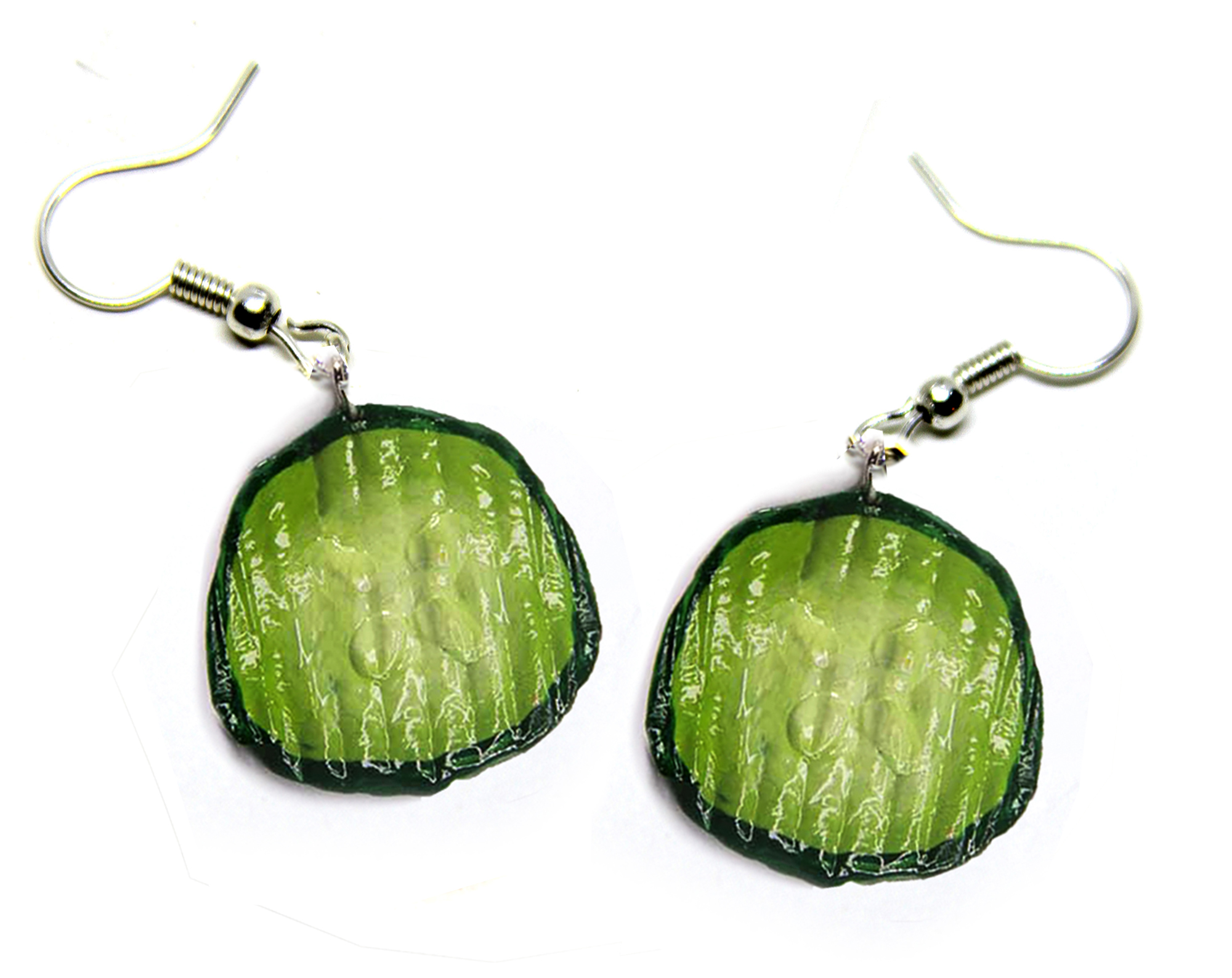 Pickle Slice Earrings
