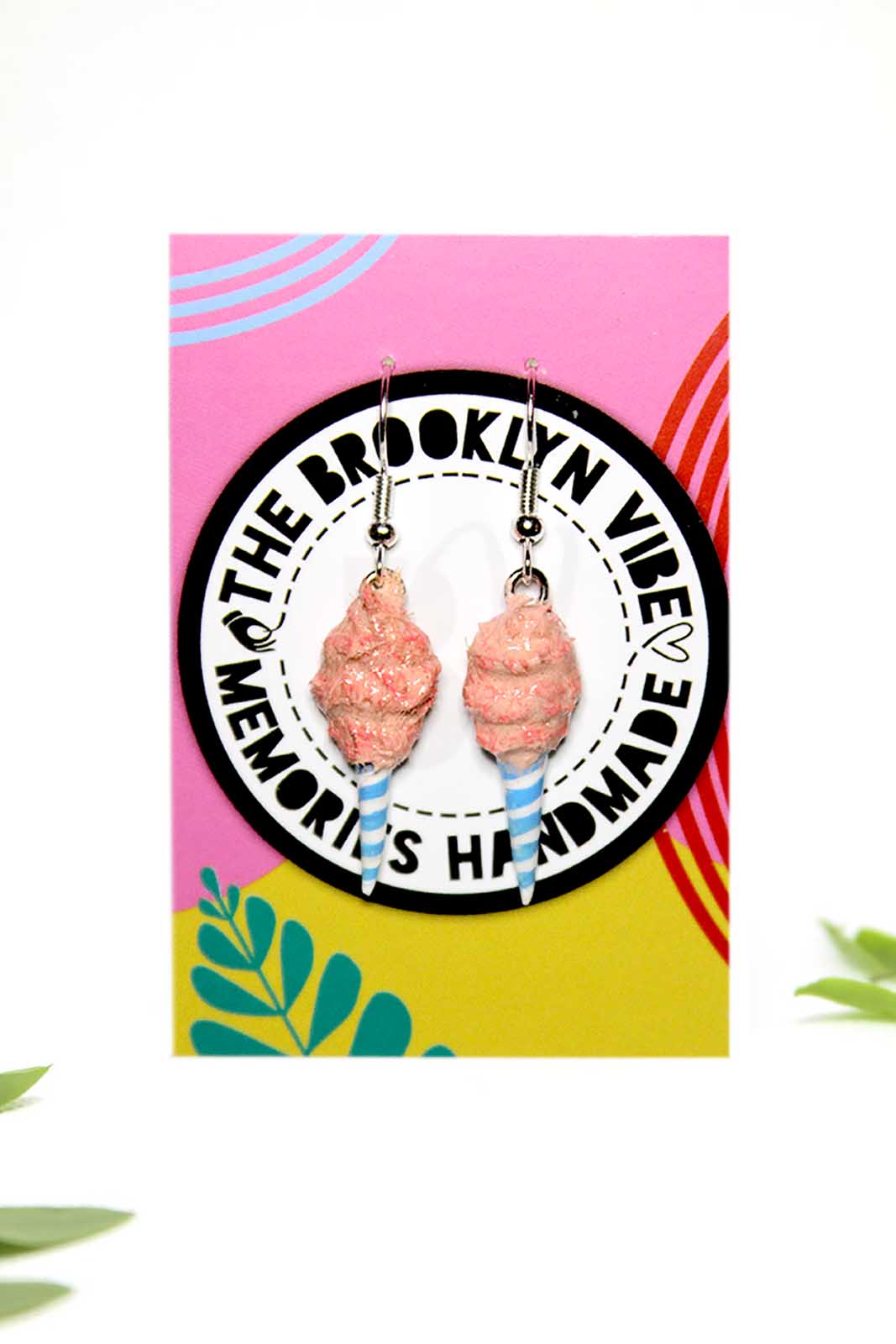 Cotton Candy Earring Dangles