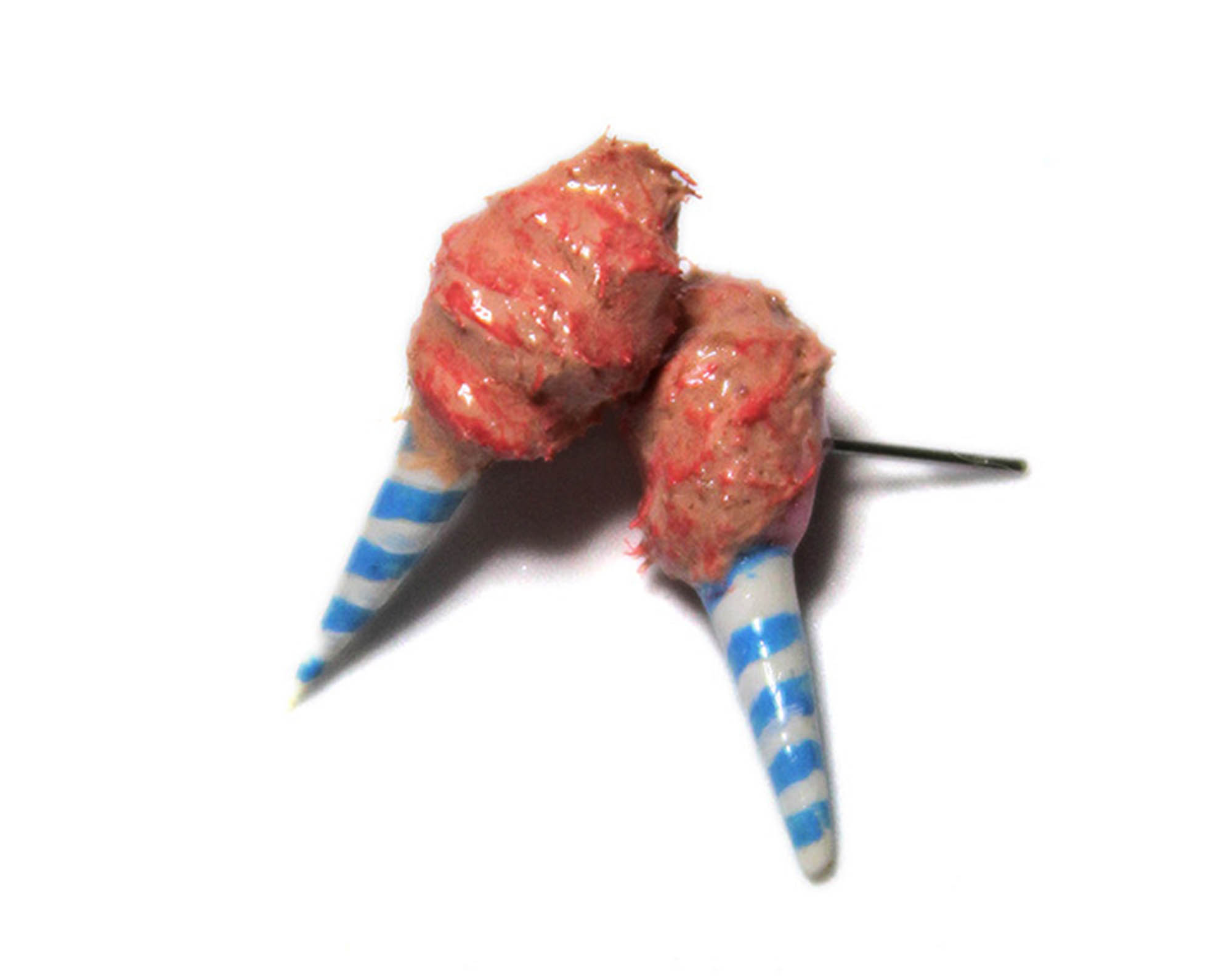 Cotton Candy Earring Studs