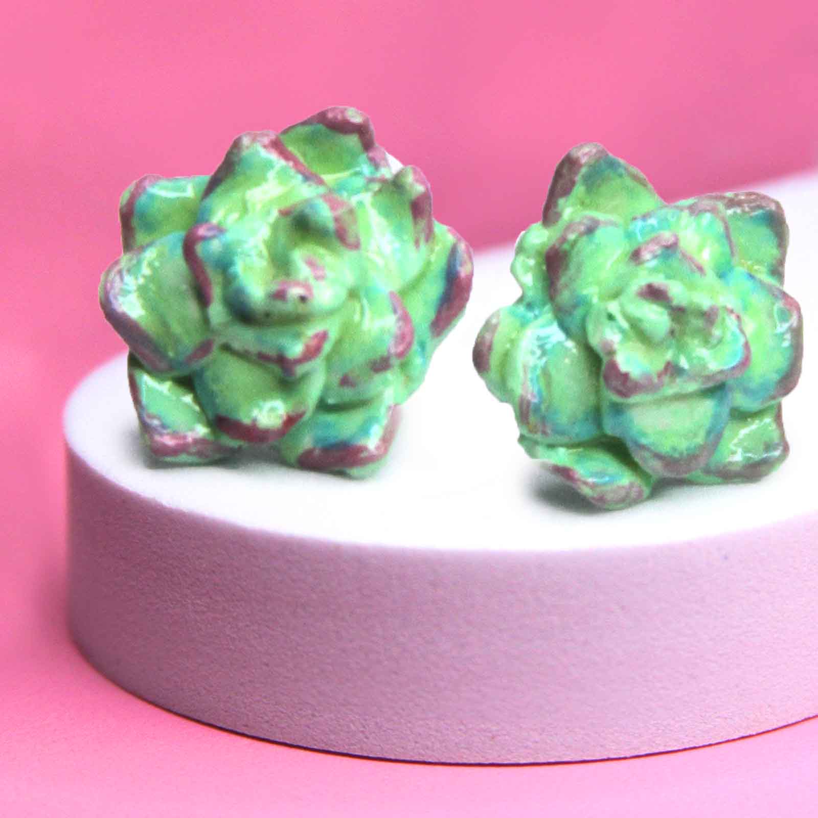 Succulent Earrings