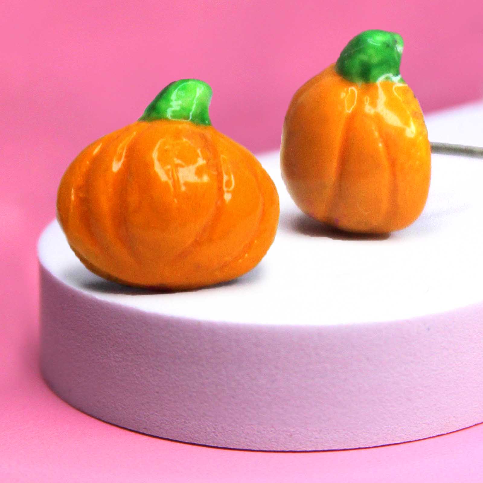 Pumpkin Earrings