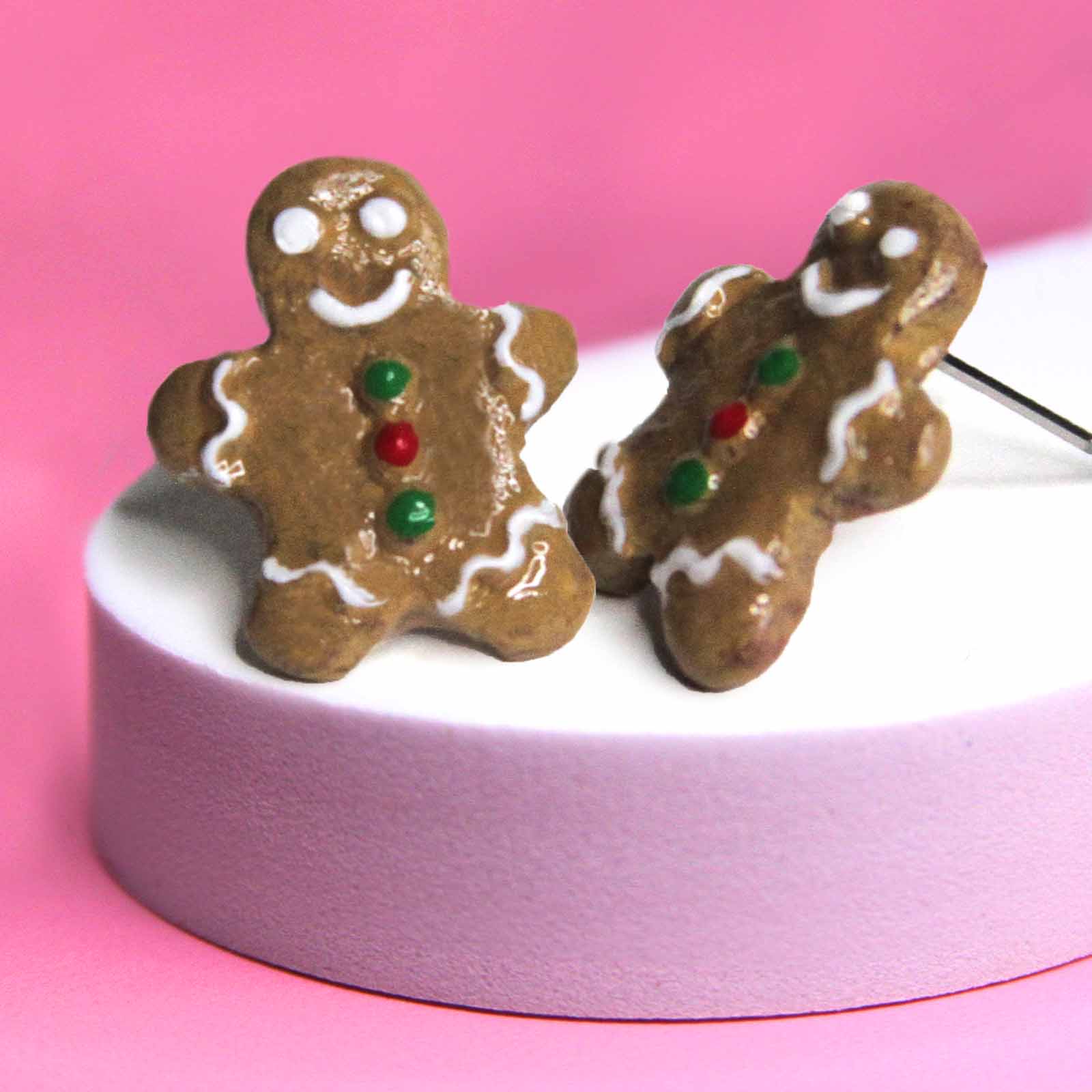 Gingerbread Cookie Earrings