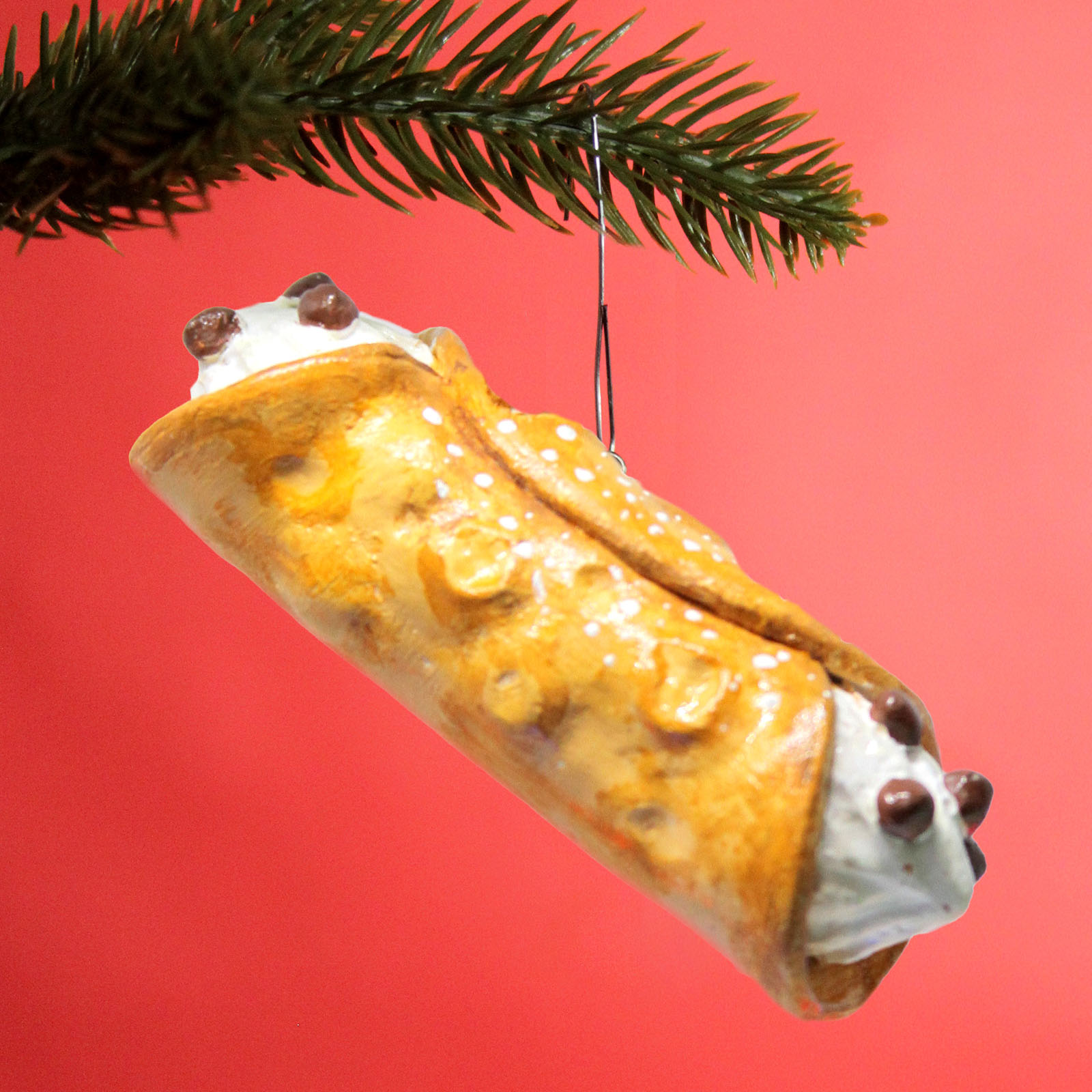 Cannoli Ornament