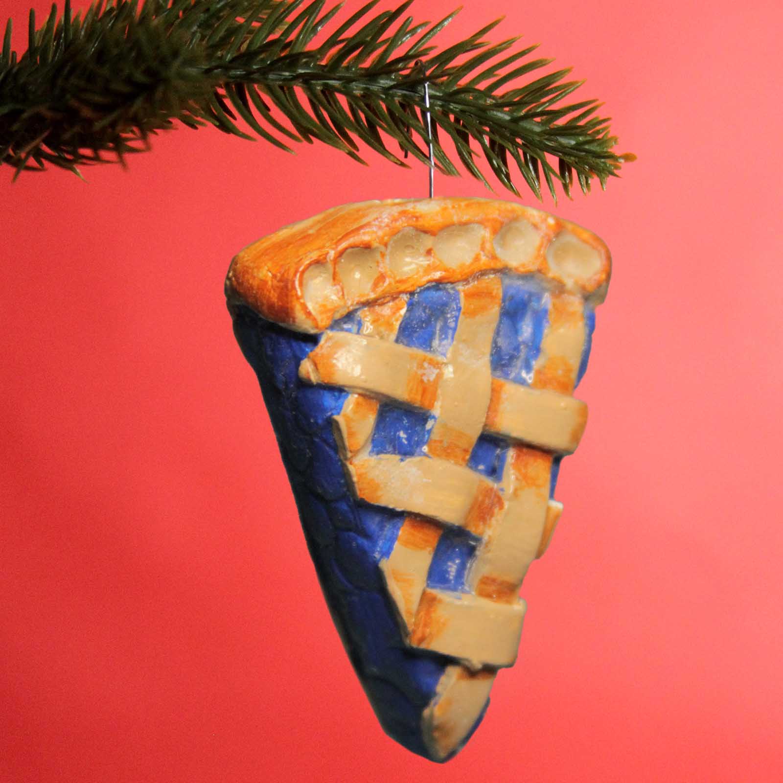 Blueberry Pie Ornament 