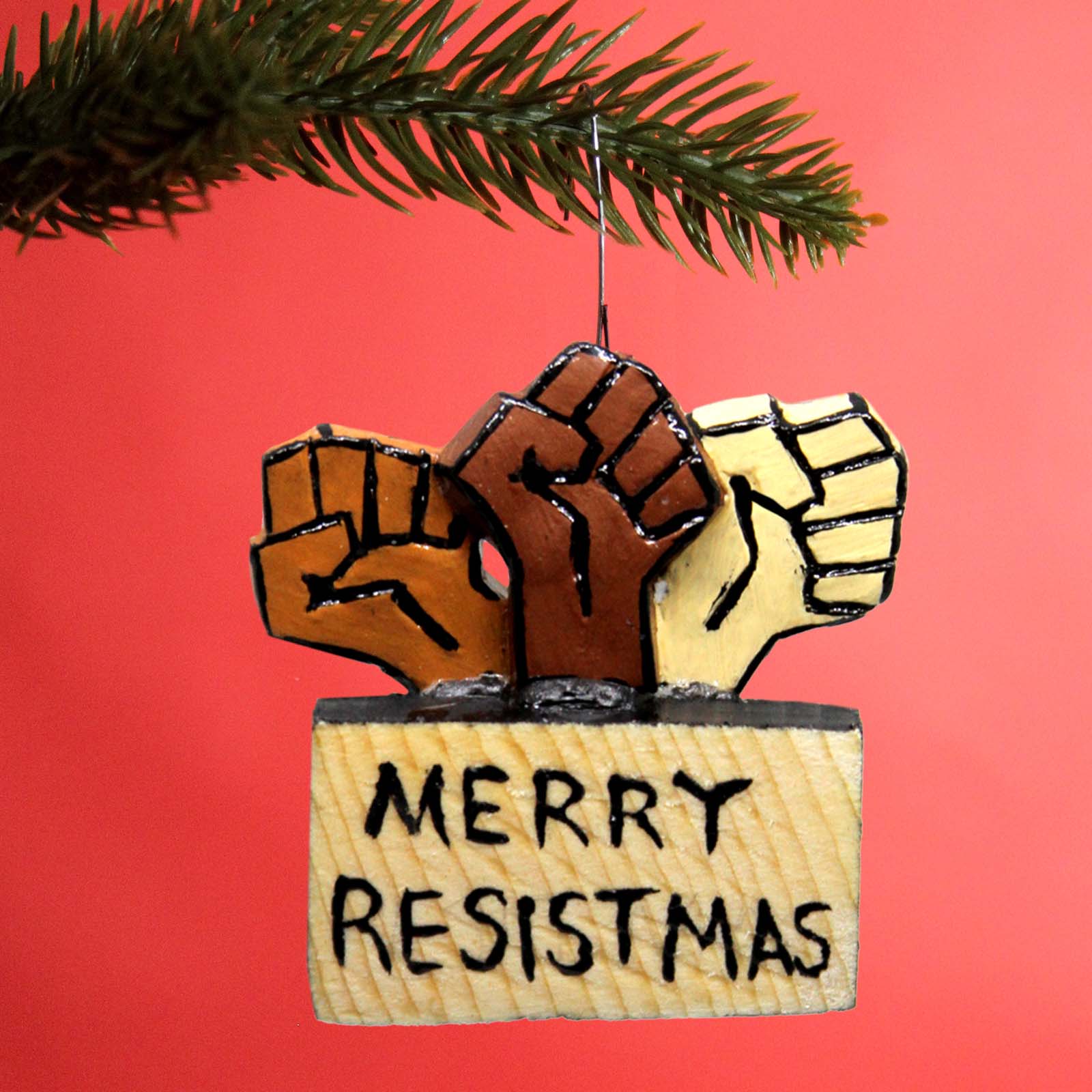 Merry Resistmas Ornament