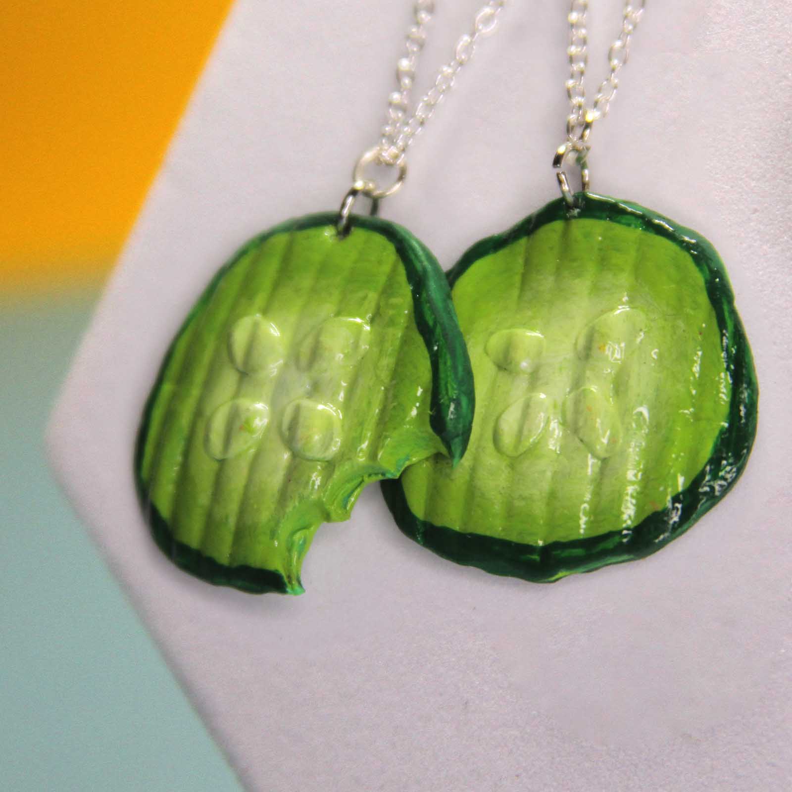 Pickle Friendship Necklace Set 