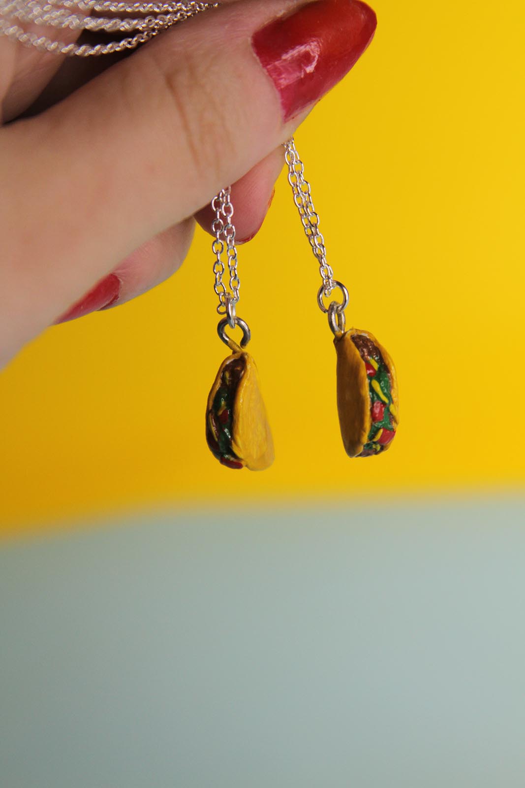 Taco Friendship Necklace Set