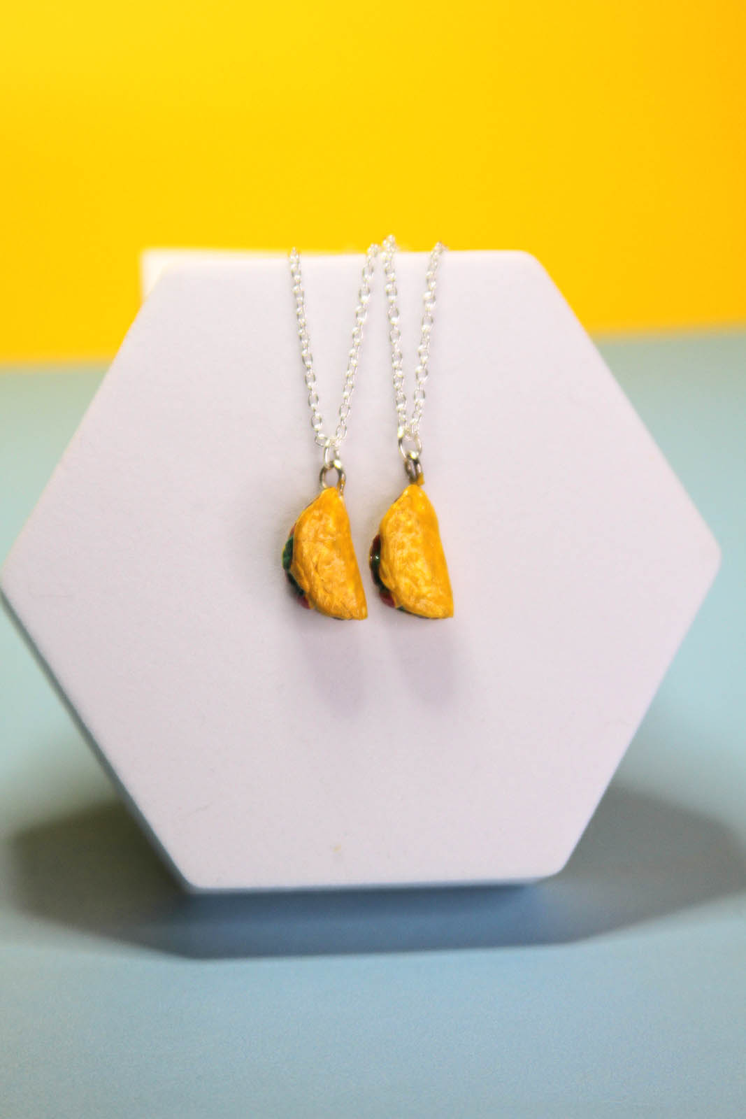 Taco Friendship Necklace Set