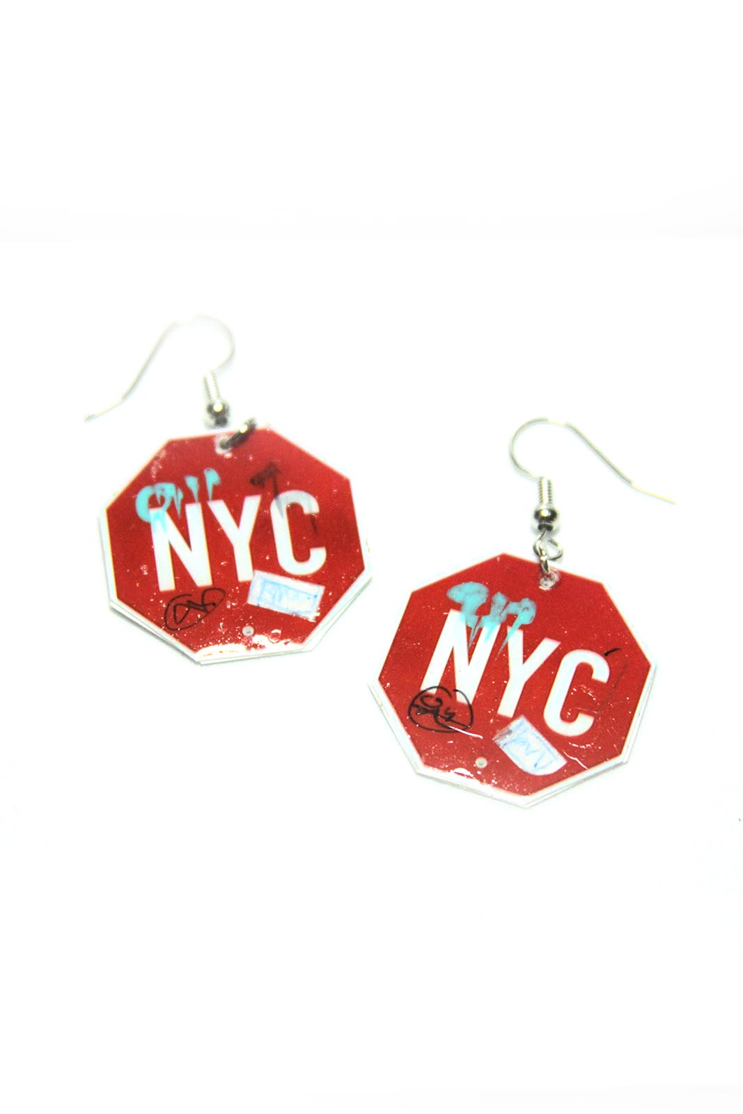 Stop Sign Earrings 