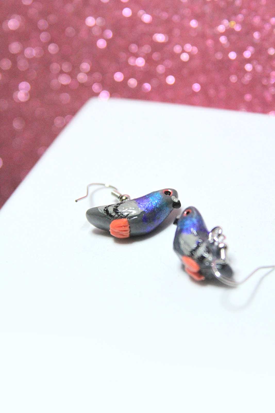 Pigeon Earrings 
