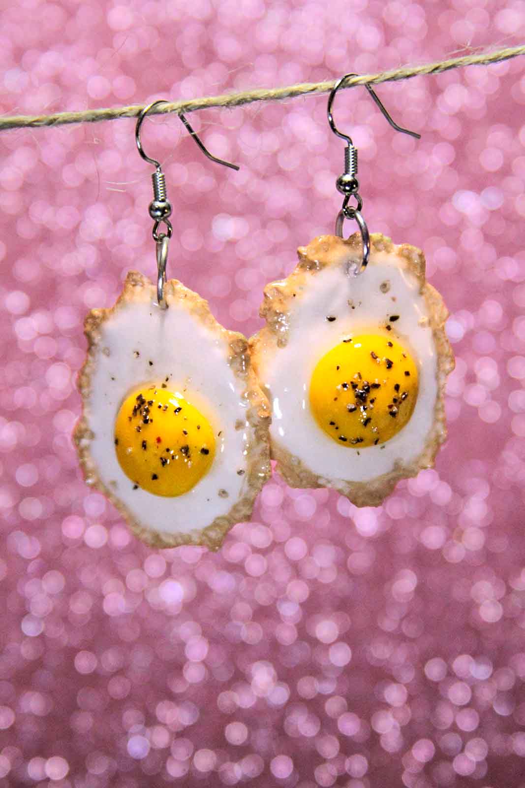Fried Egg Earrings