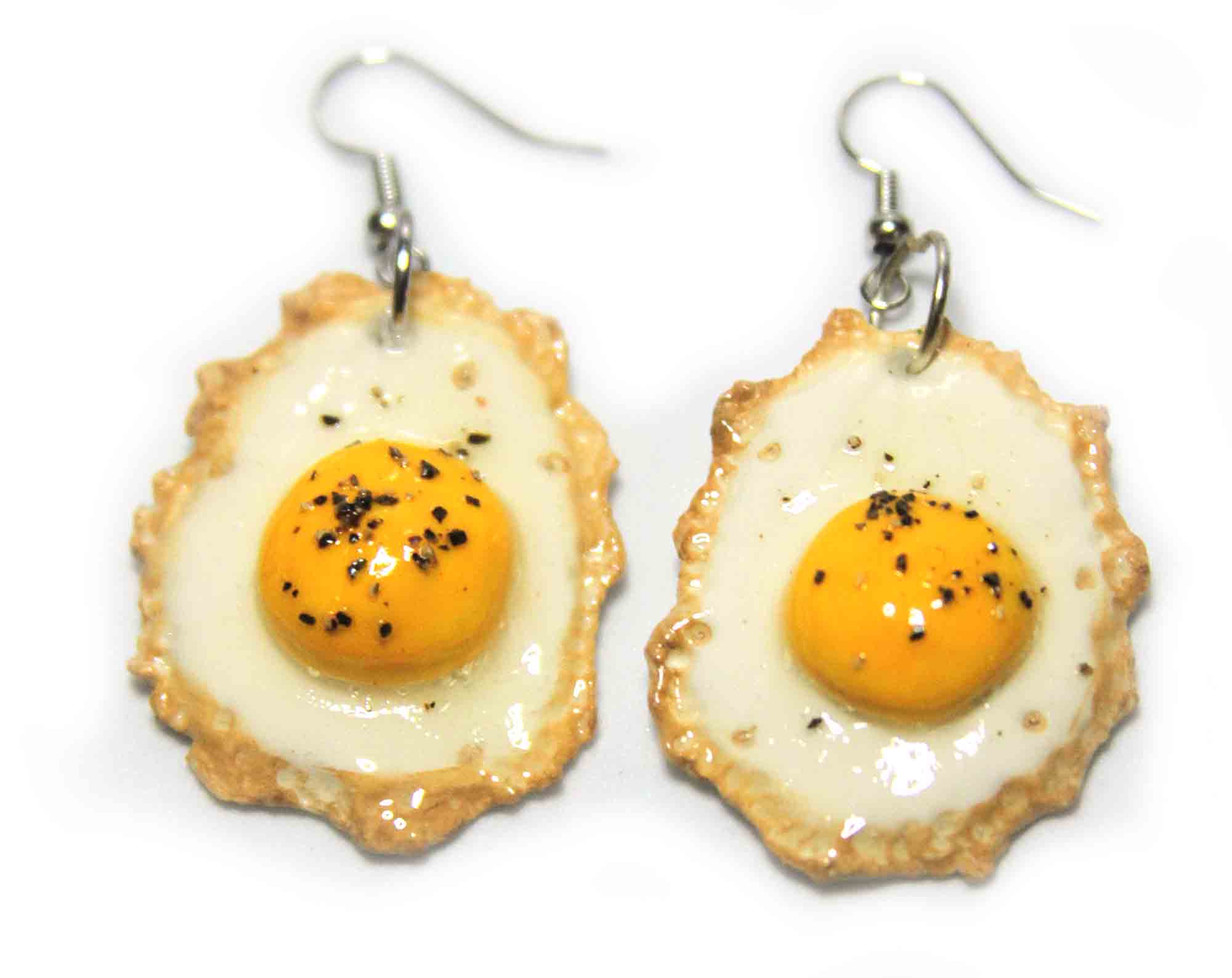 Fried Egg Earrings