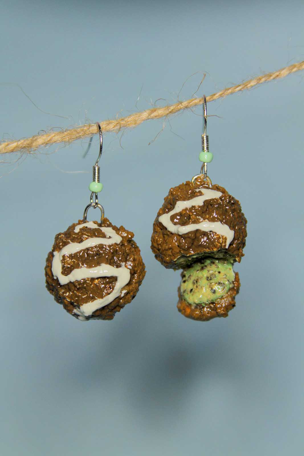 Falafel Earrings