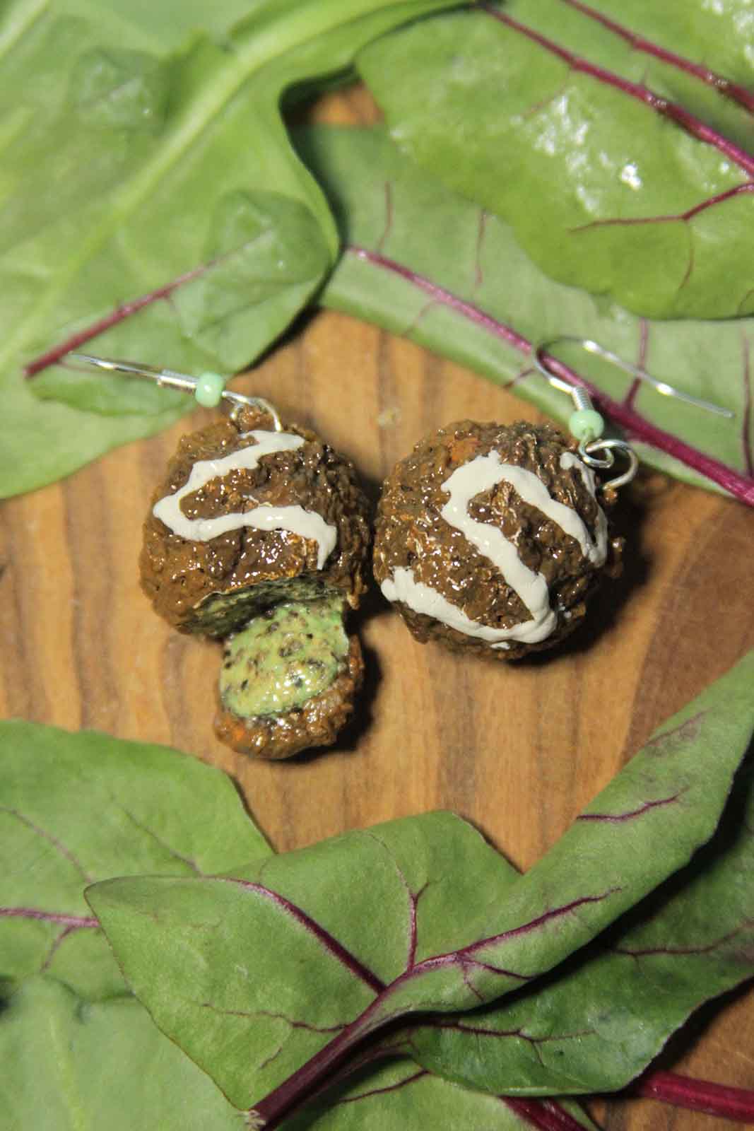 Falafel Earrings