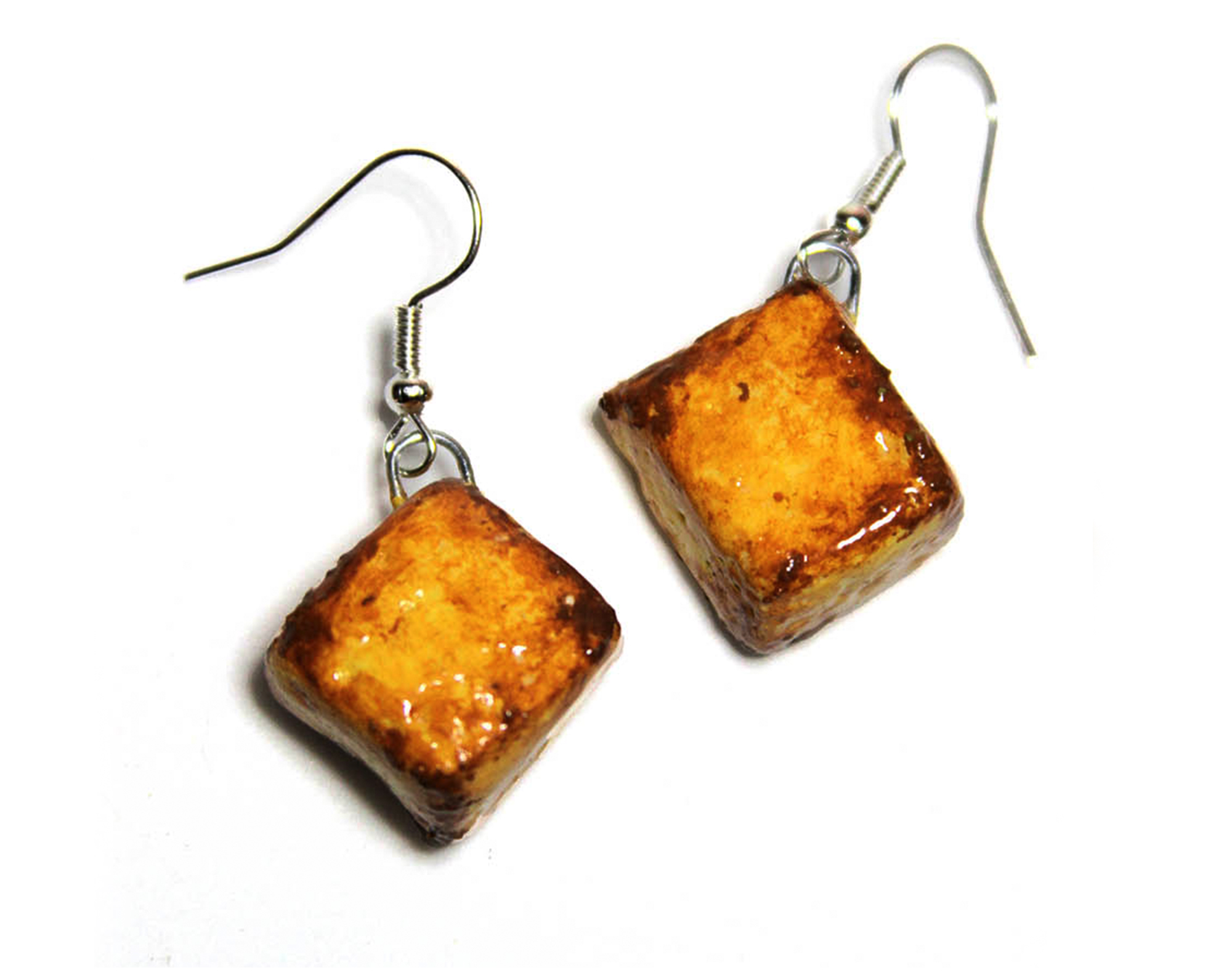 Tofu Earrings