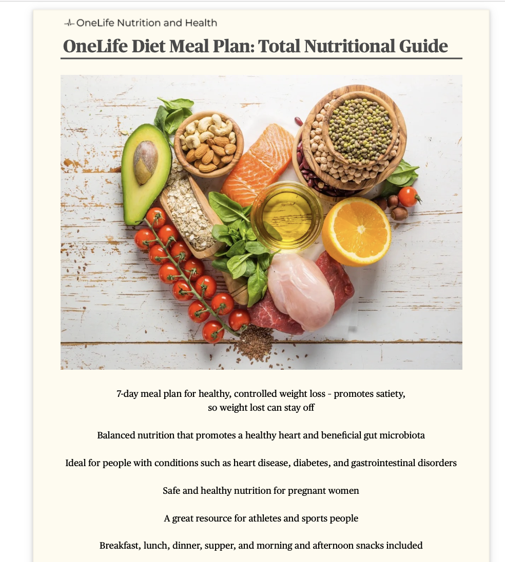 Diet Meal Plan (ebook)