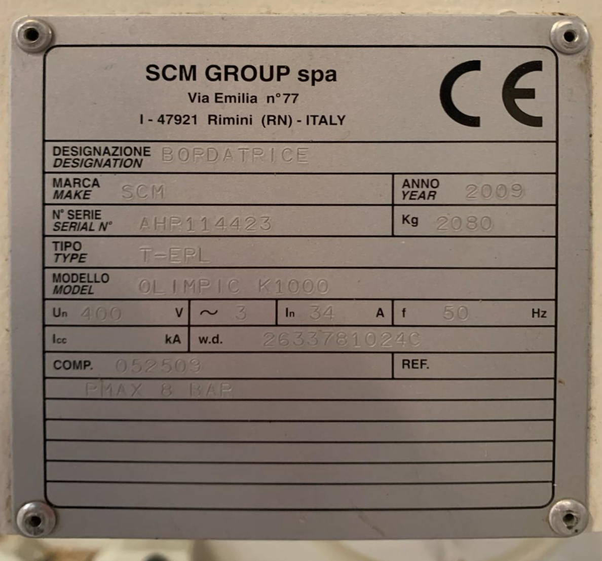 Bordatrice SCM Olimpic K 1000