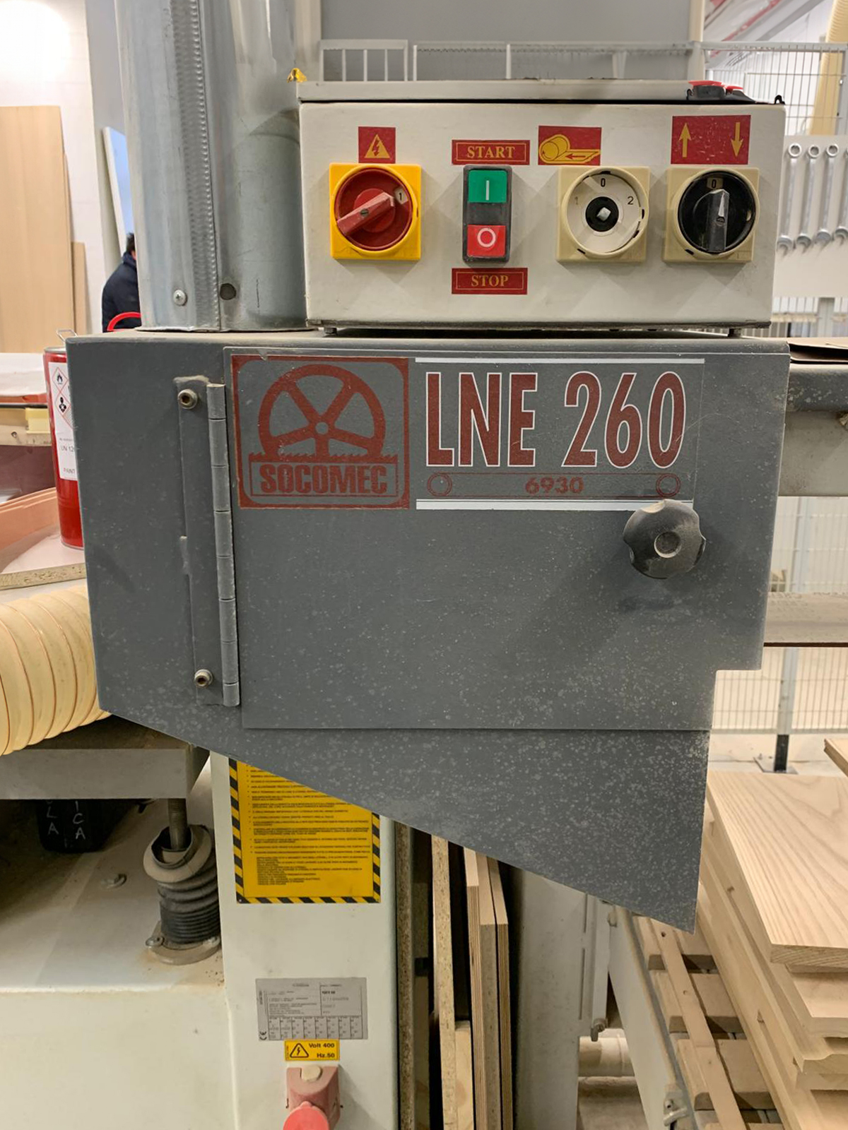 Levigatrice a nastro Socomec LNE 260