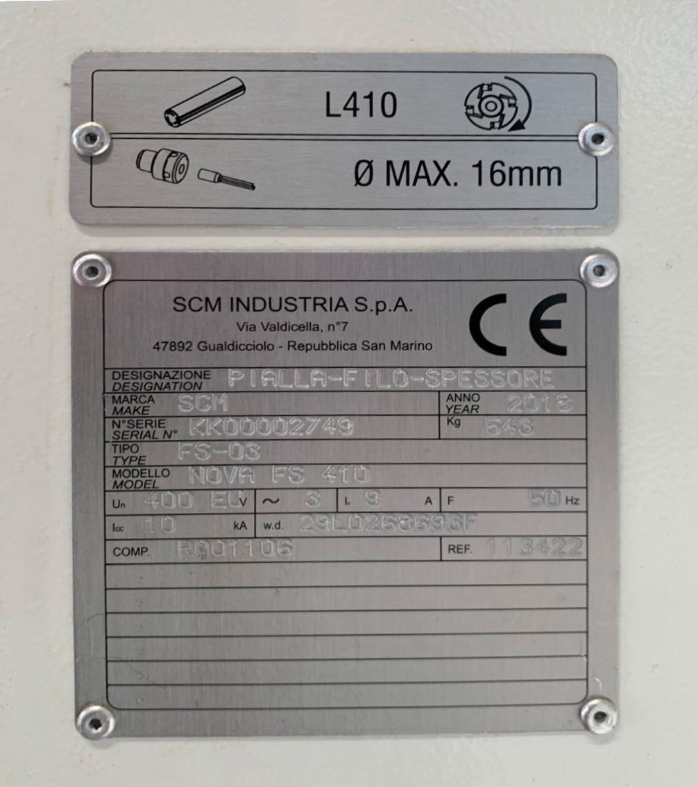 Combinata filo-spessore SCM