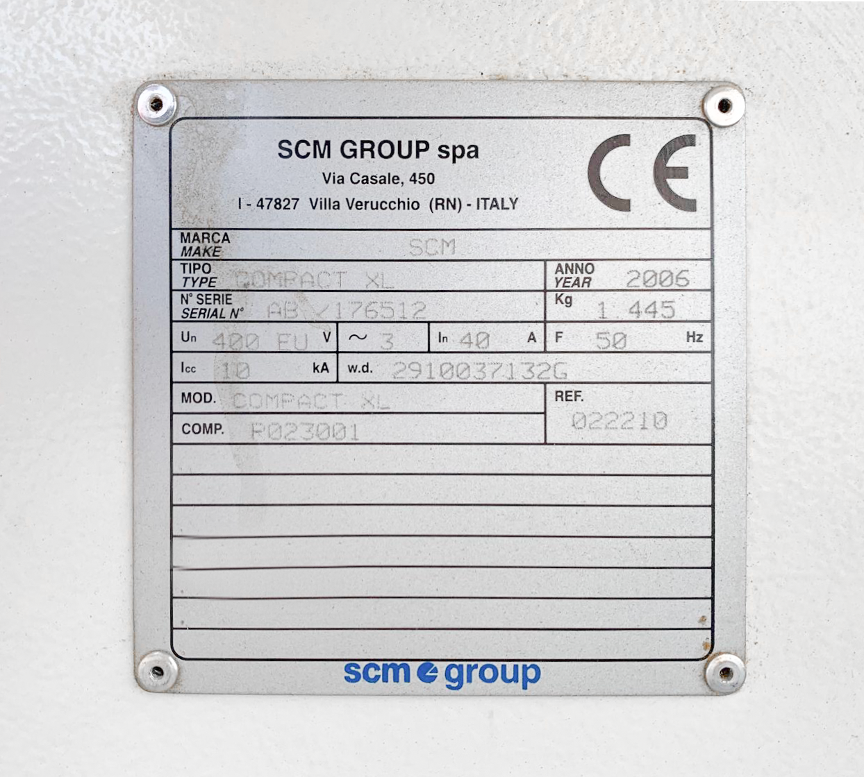 Piallatrice-scorniciatrice 4 alberi SCM