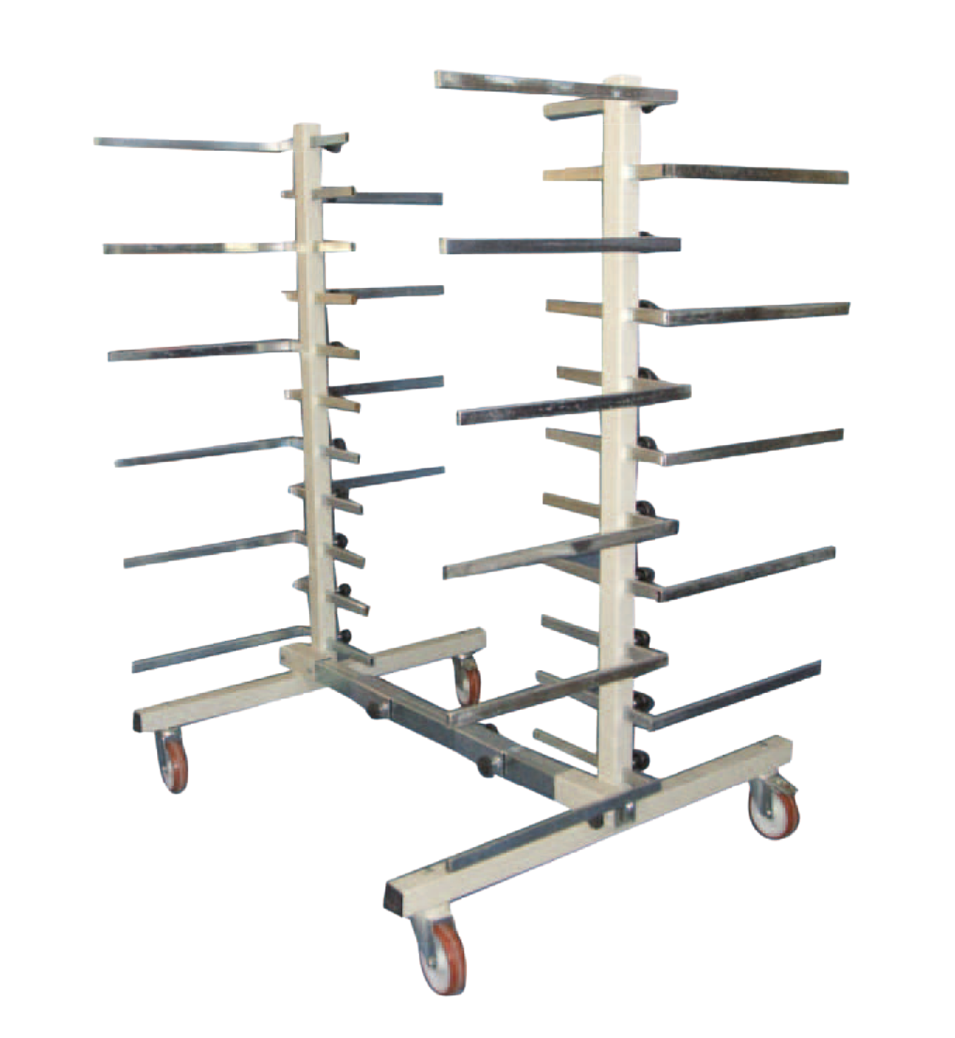 Carrello essiccazione per porte/infissi verniciati