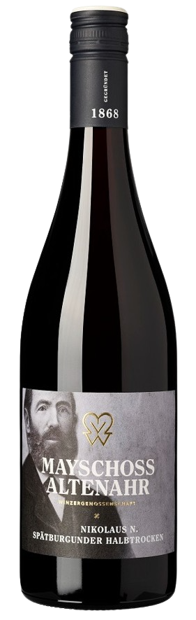 Raudonas vynas Nikolaus N. Ahr - Spätburgunder, pusiau sausas, 0.75L