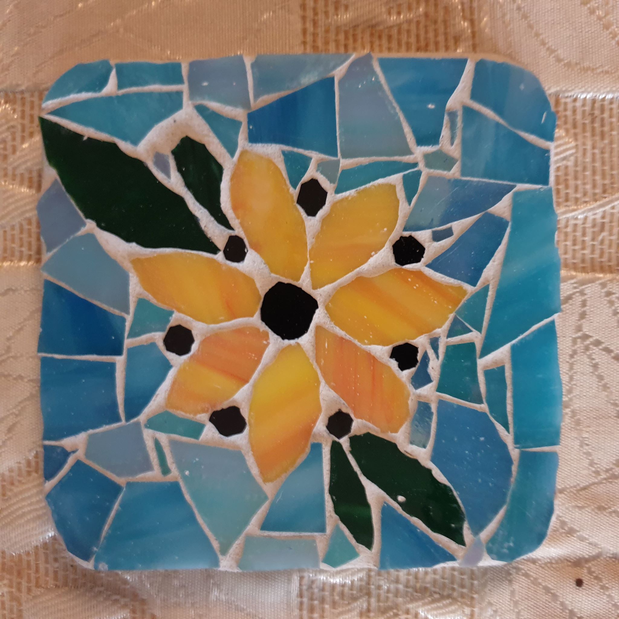 Mosaic Floral Coaster