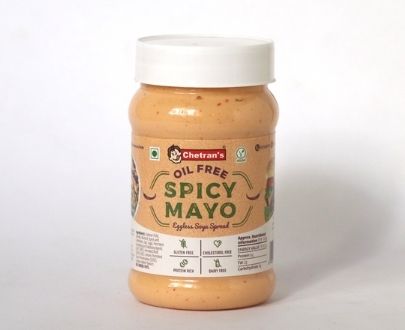 Chetrans Spicy Eggless Mayo | Soy Mayo | 200 ml