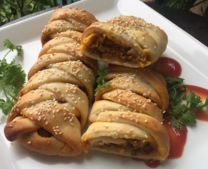 Soy Mushroom Strudel | Saima Bakery | 2 Pieces