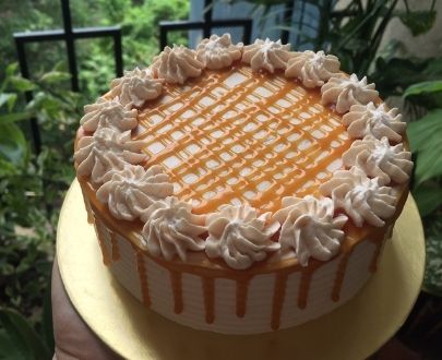 Butterscotch Birthday Cake | Saima Bakery