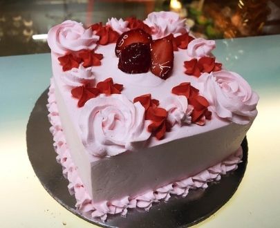 Birthday Strawberry Cake | Saima Bakery | 1 Kg