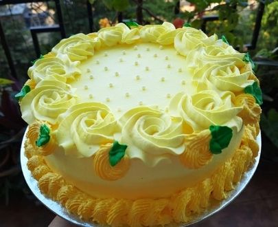 Birthday Pineapple Cake | Saima Bakery | 1 Kg